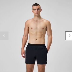 Speedo Men's The Lookout Volley 16" Swim Trunks Black